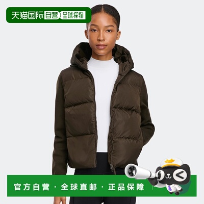 自营欧洲直邮Canada Goose加拿大鹅 HyBridge女士羊毛尼龙连帽羽