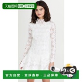 white白色 1h可退 舒 Joy 蕾丝迷你连衣裙 香港直邮Simkhai 女士