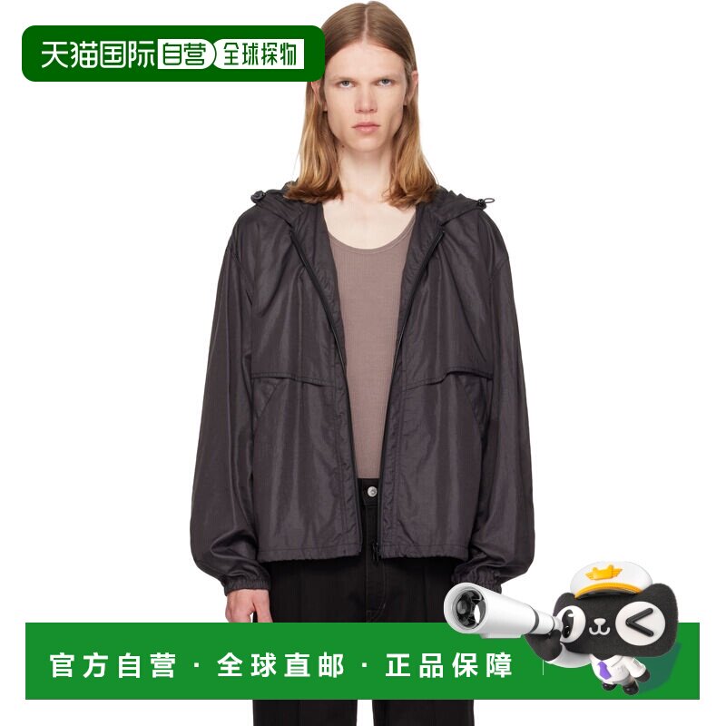1h可退 香港直邮Lemaire 男士 灰色 Windbreaker 夹克 OW1239LF15