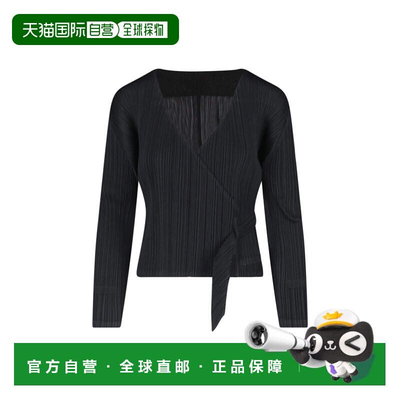 香港直邮Pleats Please Issey Miyake 女士 Please 打褶毛线衫 PP