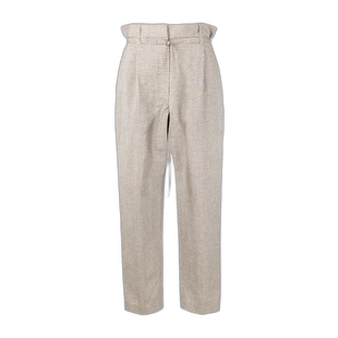 香港直邮Brunello Cucinelli 高腰七分休闲裤 MH513P7461C1093