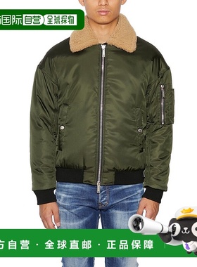 1h可退 香港直邮Dsquared2 二次方 男士 拉鍊夾棉夾克 S74AM1274S