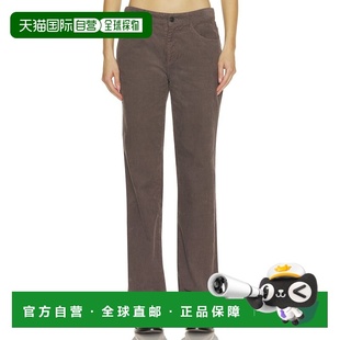 1h可退 香港直邮The Row 女士 Carlyl 裤子 6636W3724 brown棕色