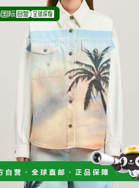 香港直邮Palm Angels 牛仔夹克式衬衫 PWYD023S25DEN001