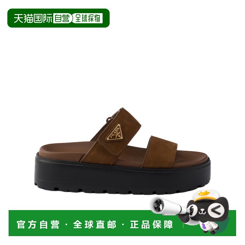Prada 圆头厚底拖鞋 1XZ7943I9PF045凉鞋女鞋