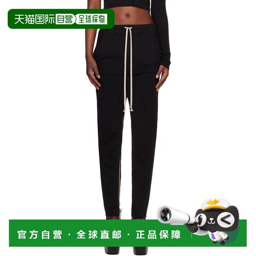 1h可退 香港直邮rick owens 瑞克 欧文斯 DRKSHDW 女士 黑色 Temp