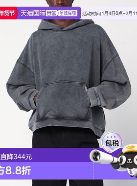 1h可退 香港直邮Represent 男士 复古灰色连帽衫 INM413CO47