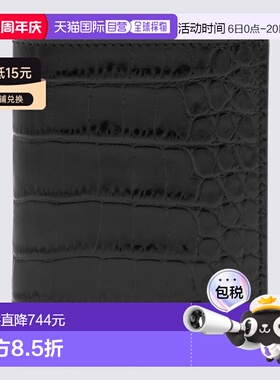 1h可退 香港直邮Tom Ford 汤姆 福特 男士 黑色钱包 Y0417LCL439S