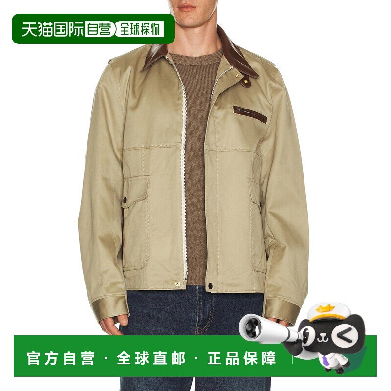 1h可退 香港直邮Sacai 男士 棉质斜纹棉布套头上衣 2603908M夹克