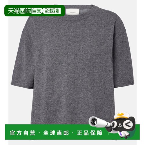 香港直邮LISA YANG 女士 Cila 羊绒毛衣 grey灰色 舒适时尚