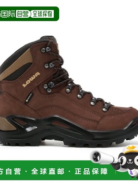 自营欧洲直邮LOWA RENEGADE男士浓咖啡色牛巴革中帮徒步鞋