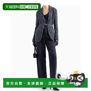 香港直邮Giorgio Armani 提花单排扣西装外套 6DAG64AJYA舒适正品
