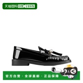 PAT女鞋 香港直邮Jimmy ADDIE PEARL Choo 珍珠流苏平底乐福鞋