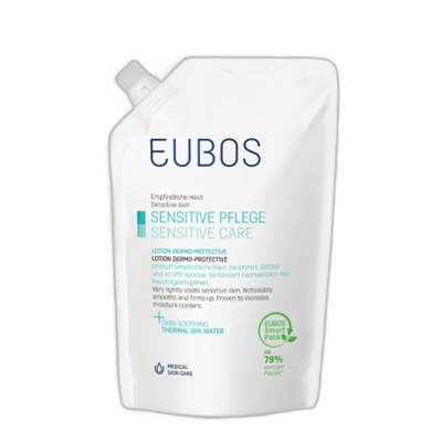 欧洲直邮德国Eubos敏感护理润肤乳液补充袋400Ml保湿紧致正品