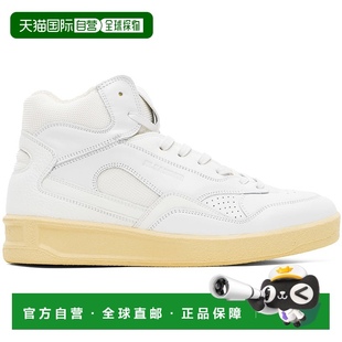 Sander 白色高帮运动鞋 吉尔 男士 J32WS0017P4 桑达 香港直邮Jil