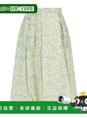 1h可退 香港直邮Prada 图案半身裙 21H03619DI