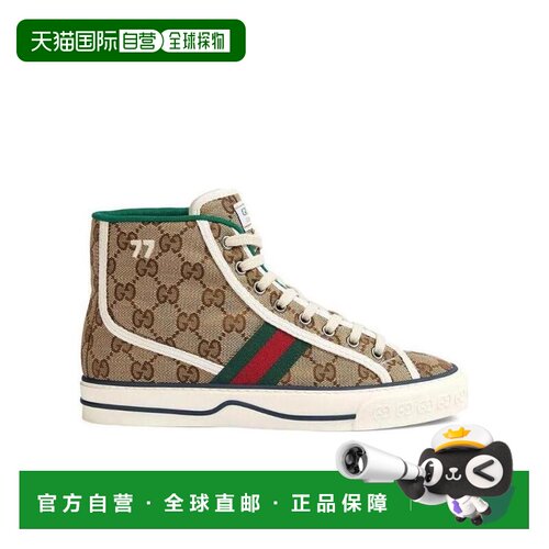 自营Gucci Tennis 1977系列高帮运动鞋 627838HVK70古驰