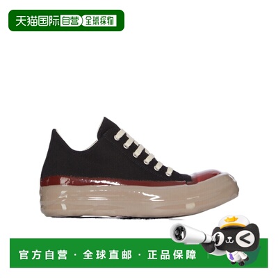 1h可退 香港直邮Rick Owens Drkshdw 圆头低帮休闲鞋 DU02E7802DO