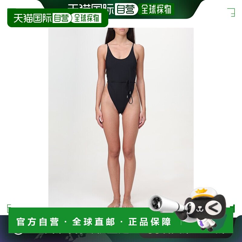 1h可退 香港直邮Saint Laurent 圣罗兰 女士 抽绳露背连体泳衣 78
