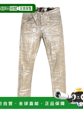 香港直邮Rick Owens 腰带环牛仔裤 RU01E5393SGMC直筒裤