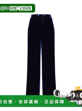 1h可退 香港直邮Etro 艾特罗 女士 寬腿絲絨褲 WREA005199TUDI4