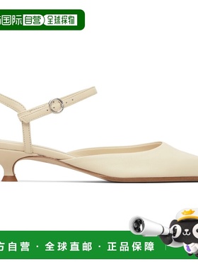 1h可退 香港直邮aeyde 女士 灰白色 Colette Nappa Leather 中跟