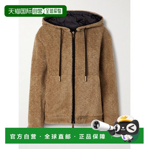 1h可退 香港直邮Moncler 盟可睐 女士 shell 可反穿抓绒拉链连帽