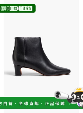 香港直邮VINCE 女士 Silvana 皮质短靴女靴 J1162L1001BLACK