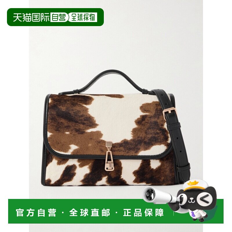 香港直邮Gabriela Hearst 女士 Leonora cow-print 中号小牛毛手