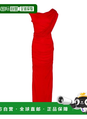 1h可退 香港直邮Blumarine 蓝色情人 女士 紧身连衣裙 red红色 舒