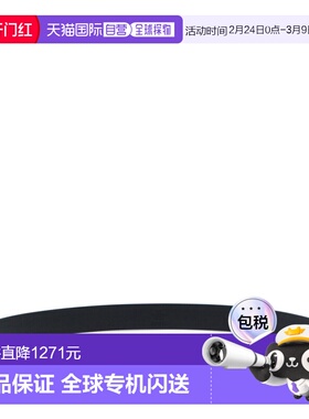 1h可退 香港直邮valentino 华伦天奴 男士 黑色皮带腰带 8Y2T0SM3