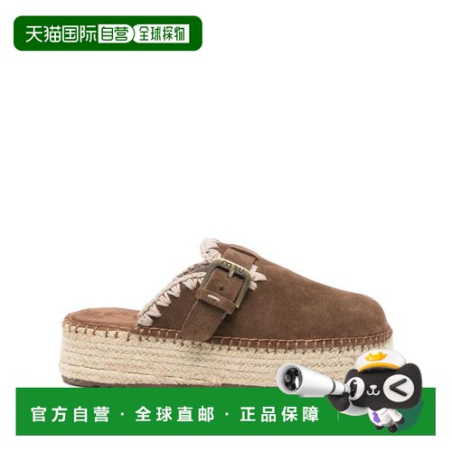 1h可退 香港直邮MOU 女士凉鞋 SW641000ANUTBR SS2025 棕色 Leath