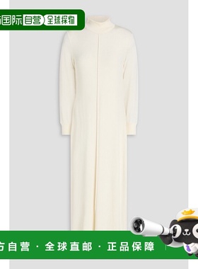 1h可退 香港直邮KHAITE 女士 Devon 弹性针织高领中长连衣裙 5316