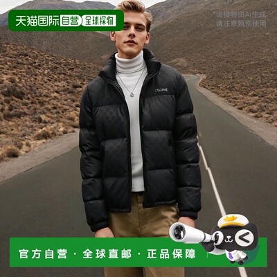 香港直邮Celine 尼龙凯旋提花羽绒服 2W31A795W.高端流行 休闲时