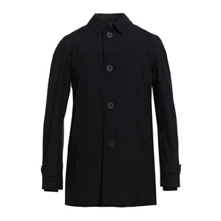 舒适时尚 香港直邮Herno black黑色 夹克 男士 长款