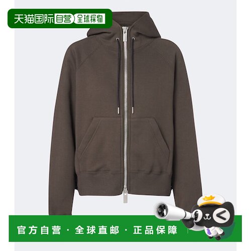 香港直邮Sacai 女士 棉质针织连帽衫 green绿色 舒适时尚