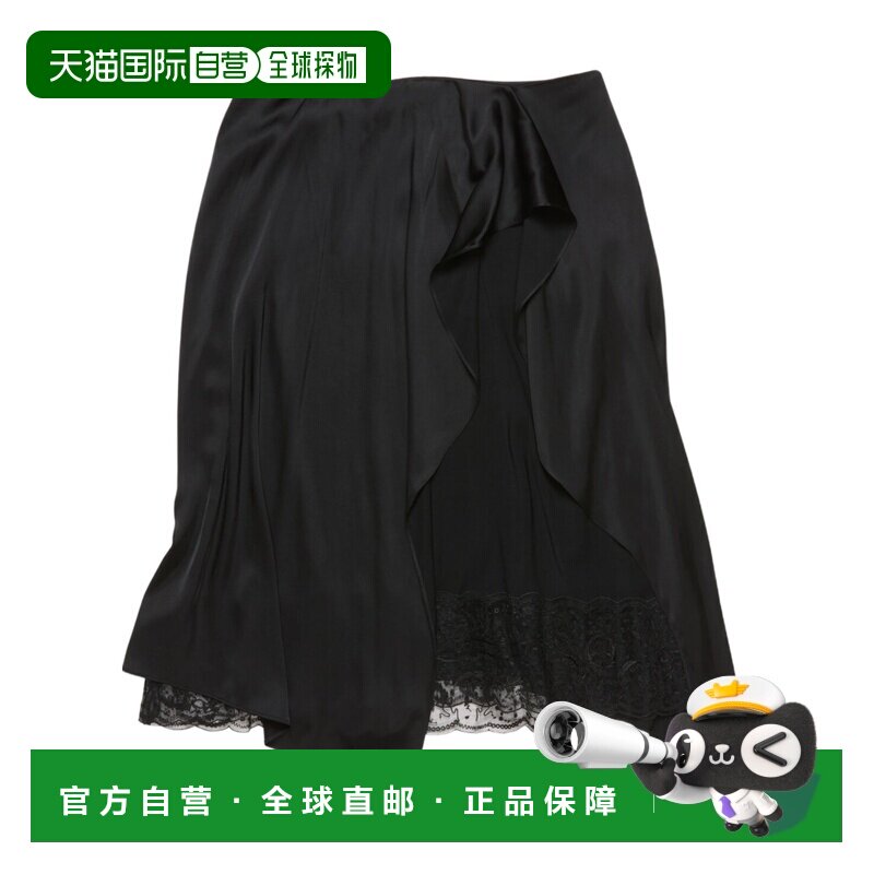 1h可退 香港直邮ACNE STUDIOS 女士半身裙 AF0564900 CO 黑色 Bla
