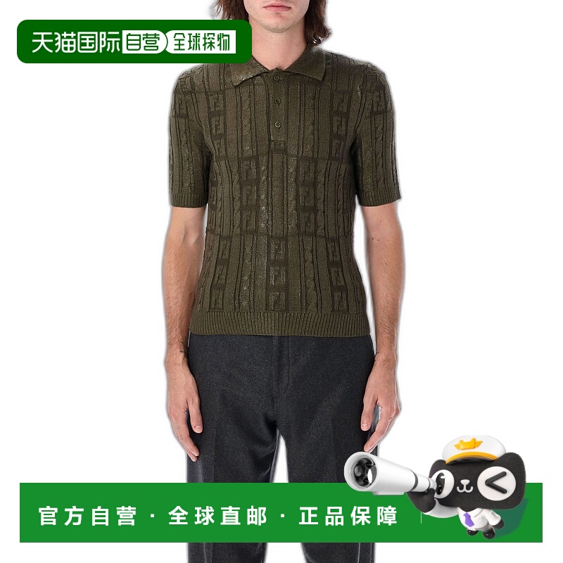 欧洲直邮FENDI 男士T恤FZC162ASGOF0GZ4潮流穿搭时尚透气高级感