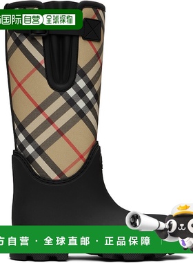 1h可退 香港直邮Burberry 巴宝莉 男士 黑色 Rubber Marsh Stamp