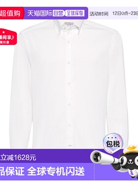 欧洲直邮brunello cucinelli 男士 衬衫长袖休闲宽松百搭时尚