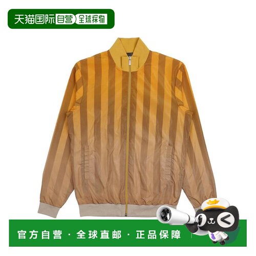 1h可退 香港直邮Fendi 条纹拉链休闲夹克 FXX013T70F潮流穿搭 高