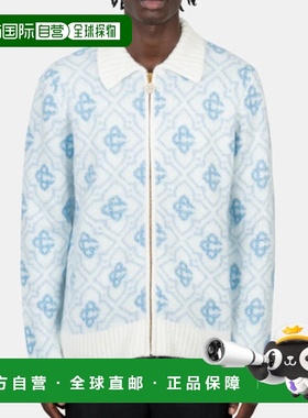 1h可退 香港直邮Casablanca 男士 Maille zippee monogramme 上衣