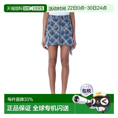 1h可退 Vivienne Westwood Sailor 牛仔迷你半身裙 19030016W01DA
