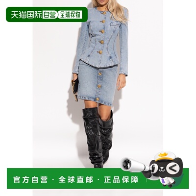 1h可退 香港直邮BALMAIN 女士靴子 FN0TB169LSDX0DG AW2025 黑色