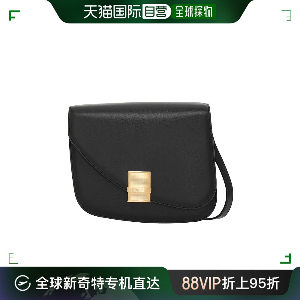 香港直邮Salvatore Ferragamo 不对称前翻盖单肩包 216798 箱包皮具/热销女包/男包 通用款女包 原图主图