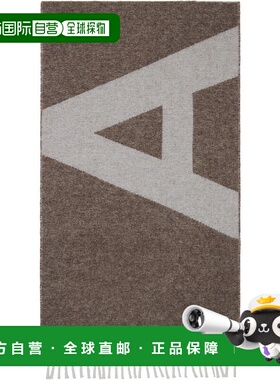 香港直邮A.P.C. 男士 棕色 & 白色 Malo 围巾 WOAOVM15176