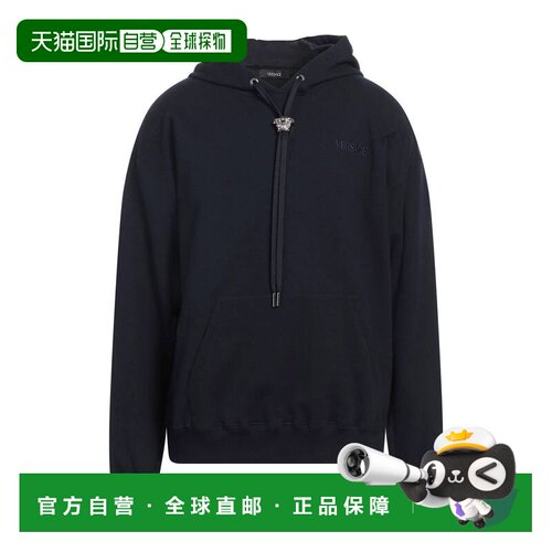 香港直邮versace 范思哲 男士 运动衫 blue蓝色 舒适时尚卫衣帽衫