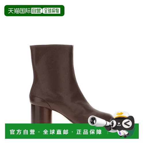 香港直邮Maison Margiela 马丁 马吉拉 女士 Tabi 棕色纳巴革靴子