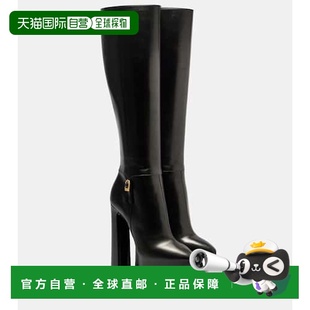 Nico 香港直邮Saint 女士 圣罗兰 皮质防水台及膝靴子 Laurent