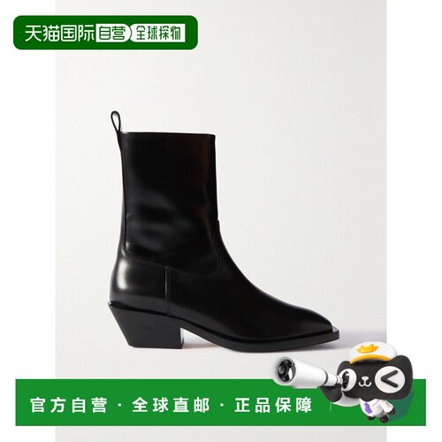 aeyde 女士 Luis 皮质短靴 A11ABLISS35BL0122800【付后1h可退】